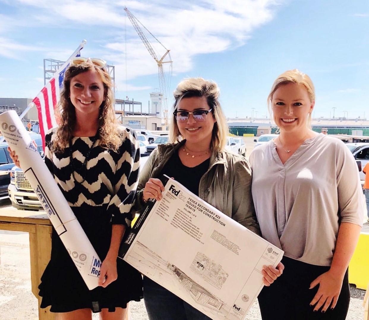 FedEx Jobsite, Yates Construction, Women in Construction